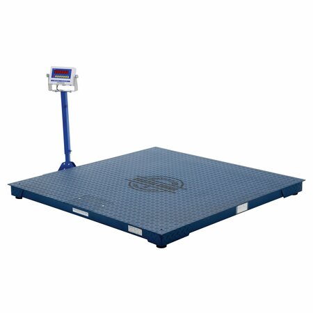 Vestil Digital Floor Scale, 5K, Ntep, 60x60x3.5 SCALE-S-CFT-55-5K